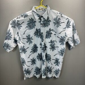 Men's Thailand Fine Cotton Palm Tree Print Shirt